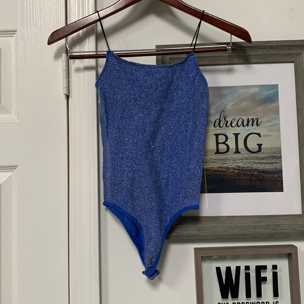 Forever 21 Blue Body suit worn once